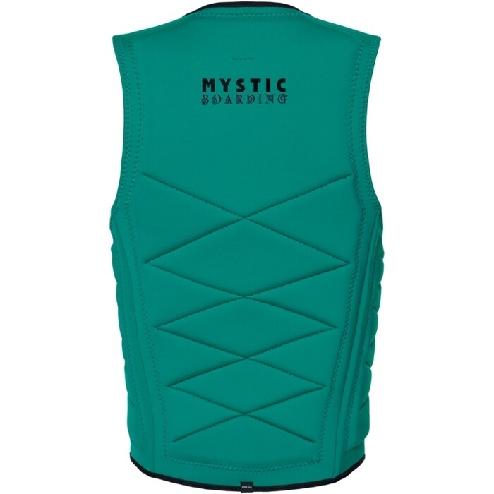 2024 Mystic Outlaw Front Zip Wake Impact Vest Til MÃ¦nd 35005.240226 - Green